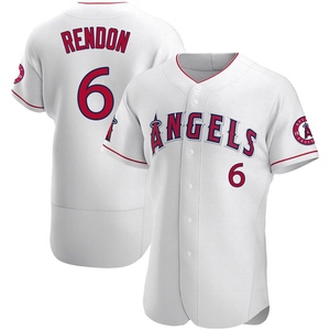 Men's Los Angeles Angels 6 Anthony Rendon 2022-23 City Connect Cream Jersey  - Bluefink