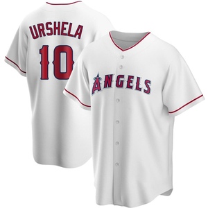 Men's Gio Urshela Los Angeles Angels Backer T-Shirt - Ash