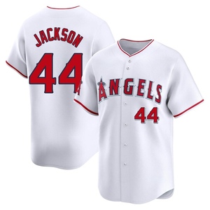 Men's Los Angeles Angels of Anaheim Reggie Jackson Limited White Home Jersey