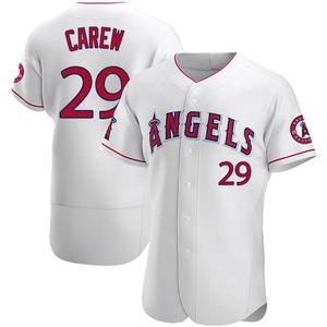 1985 Rod Carew Game Worn California Angels Jersey.  Baseball, Lot  #13265