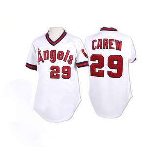 1985 Rod Carew Game Worn California Angels Jersey.  Baseball, Lot  #13265