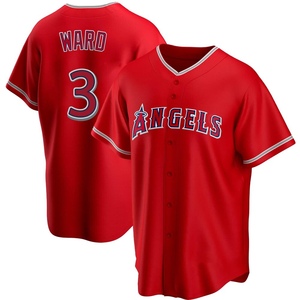 2022-23 City Connect Youth Los Angeles Angels Taylor Ward 3 Taylor Ward  Jersey - Cream - Bluefink